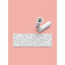 Hamur Seramik Polimer Kil Desen Verici Rulo Silindir 10 Cm Uzunluk 0620-8
