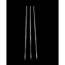 Burgulu Metal Kuşbaşı Şişi - Kalın Kare Mimarili 50 Cm