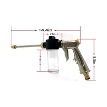 Ulzyvf Yüksek Basınçlı 20m Bahçe Hortumu Nozulu - 5 Modlu Püskürtme & Köpüklü Temizleme