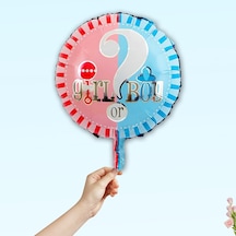 Girl Or Boy Folyo Balon, 45 Cm Çok Renkli