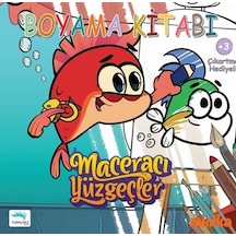Maceracı Yüzgeçler-Boyama Kitabı - Arzu Demirel Birinci - Turkuvaz Çocuk
