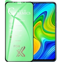 Xiaomi Redmi Note 9 Ekran Koruyucu 9d Seramik Nano Tam Kaplayan Kırılmaz Cam