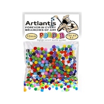 Ponpon 10 Mm 100 Lü 1 Paket Karışık Renk Pon Pon 10 Mm Pompom 1 Cm Elişi Etkinliği Anasınıfı Kreş Okul Öncesi Diğer