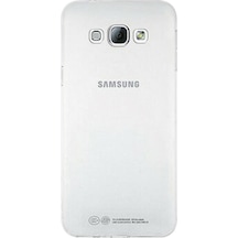 Samsung Galaxy Uyumlu A8 1mm Silikon Şeffaf Kapak