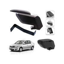 Mis Paket Dacia Logan 2004-2012 Delmesiz Çelik Ayaklı Kolçak + Askılı Koku + Micro Fiber Bez + Torpido Süngeri