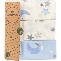 Caramell 3'lü Çok Amaçlı Battaniye 80x90 Cm 9392