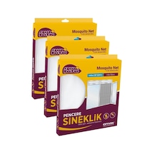 Pencere Sinekliği Tülü 130x150 Cm 3 Adet Sineklik Perde 130 X 150