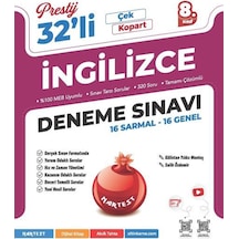 8. Sınıf Prestij İngilizce 32 Deneme Sınavı