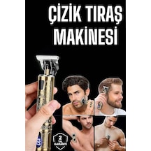 Tıraş Makinesi Şarjlı Profesyonel Saç Kesme Makinesi Gold Çizik Tıraş Mh-hs1944-2380