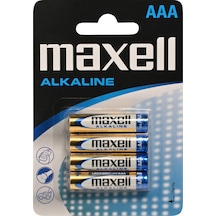 Maxell Lr03 Aaa Alkalin İnce Kalem Pil 4 Lü Paket Blister