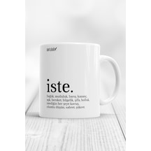 Iste Şükret Kupa Bardak Beyaz