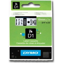 Dymo 45803 Beyaz/Siyah D1 Yedek Şerit 19 MM X 7 M