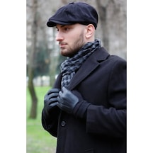 Bay Şapkacı Kışlık Erkek Peaky Blinders Ingiliz Driver Kasket Lacivert 7404-Standart-Lacivert