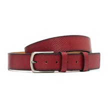Bordo Erkek Gr-040-138 Grande Klasik Kemer Genişlik 4 Cm