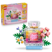 LEGO® Creator 3’ü 1 Arada Çiçekli Dekoratif Parfüm Şişesi 31383 - 8+ için Renkli Etiketler İçeren Oyuncak Yapım Seti (286 Parça)