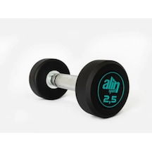 Alin Sport 2,5 Kg Kauçuk Kaplı Profesyonel Olimpik Dumbbell Dambıl