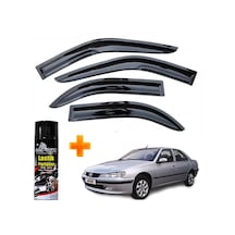 Peugeot 406 Mügen Cam Rüzgarlığı 1995-2005 Arası 4 Lü Takım +500ml Lastik Parlatıcı