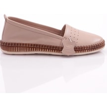 Dgn P25 Kadin Soft Anatomic Footwear Deri Ayakkabi p25-1512-R4971 Gümüş