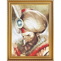 Figüratif Seri-21 Dokuma Goblen Kumaş-Fatih Sultan Mehmet