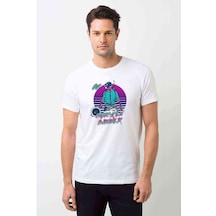 Pubg Wınner Adam Baskılı Beyaz Erkek Tshirt