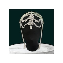 Bant Alınlık Gelin,kına,nişan,söz,after,bride,party Taç Gümüş - 729058943 Gümüş