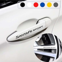 Hyundai Santafe Için Kapı Kolu Ve Jant Sticker (10 Adet)