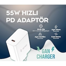 55w Ultra Hızlı Gan Power Teknolojili Pd Şarj Adaptörü Telefon - Tablet - Bilgisayar Uyumlu