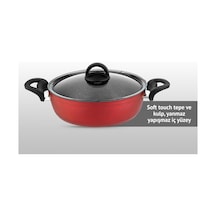 Hisar Optima Talia Granit 26 Cm Basık Tencere