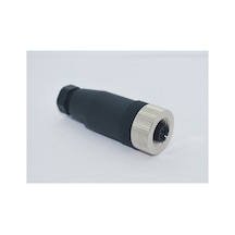 Sl012-f04s M12 Düz 4 Pinli Dişi Konnektör 3'lü Paket