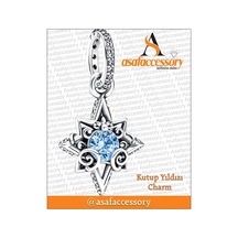 Kutup Yıldızı Charm Gümüş