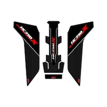 GP Kompozit Honda NC 750 X 2016-2020 Uyumlu Tank Pad Seti Gri
