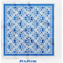 Azul Desen 70 70cm Bandana/fular Çok Renkli