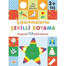 Çıkartmalarla Şekilli Boyama - Rengarenk 154 Şekilli Çıkartma