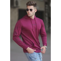 Madmext Bordo Baskılı Sweatshirt 5304 Bordo