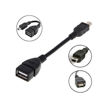 Mini Usb Otg Kablo - 5 Pin Usb Çevirici Kablo