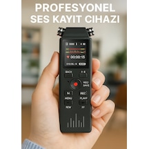Ultratekno Kb50 32 Gb Premium Yeni Model Led Ekranlı Çift Mikrofonlu Profesyonel Ses Kayıt Cihazı Türkçe Menülü