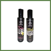 Bezos Cobeco Vanilla Tasty Lube & Body Massage Oil Vanilya Aromalı 100ml Ve Vücut Masaj Yağı 100ml Set Hb006