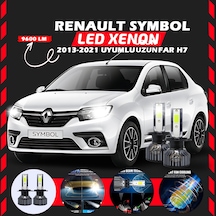 Renault Symbol 2013-2021 Uzun Far Uyumlu Şimşek Etkili Led Xenon Pro Series H7
