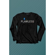 Flawless Finishing Touch Logo Uzun Kollu Tişört Baskılı Çocuk T-shirt 001