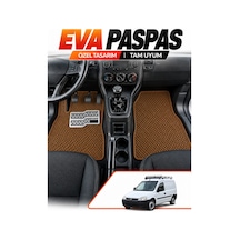 Opel Combo Panelvan 2001-2011 Uyumlu Eva Oto Paspas Metal Topukluklu Ön 2 Parça Kahverengi