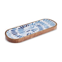 Karaca Mango Servislik Mavi 30x12 Cm Mavi