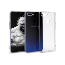Noktaks - Oppo Ax7 Uyumlu - Kılıf Şeffaf Soft Slim Fitt Süper Silikon Kapak - Şeffaf