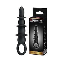 Hızlı Express Pretty Love 13 Cm Boğumlu Süper Kalite Anal Plug Anal Açıcı Zenci Dildo