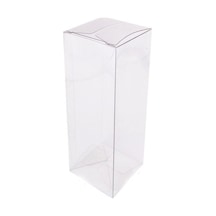 Şeffaf Asetat Kutu 5x5x20 Cm 10 Adet