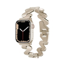 Watch 40mm Kordon Uyumlu Krd-80 Metal Strap Kayış Clo- Starlight