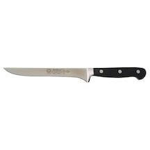 61907 - Sürmene Sıcak Dövme Kasap Kemik Sıyırma Bıçağı 17 Cm Gri