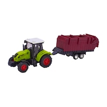 Oyuncak Traktör Balya Taşıyıcı Tarım Seti 26 Cm