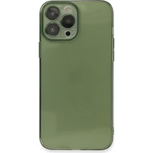 İphone 13 Pro Kılıf Fly Lens Silikon - Yeşil