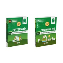 Gizli 2026 6. Sınıf Matematik + Fen Bilimleri Alıştırmalı Soru Bankası Seti 2 Kitap Güncel Müfredat