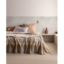 Madame Coco Grignols Çift Kişilik Pamuklu Yatak Örtüsü - Bej 8684427228722 Ekru